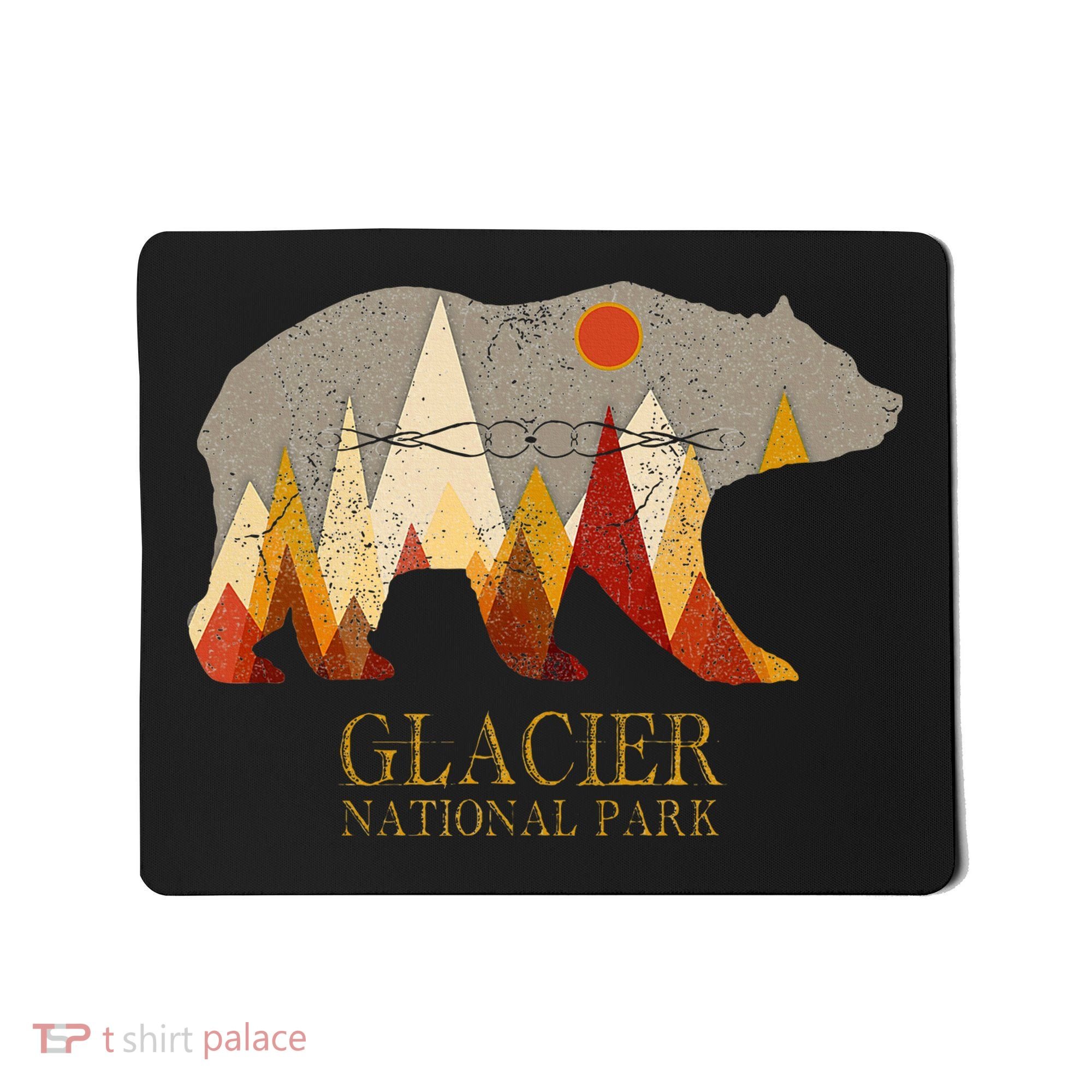 Glacier National Park Grizzly Bear Montana Mousepad