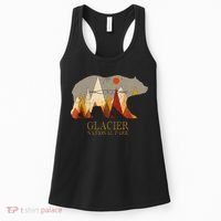 Glacier National Park Grizzly Bear Montana Women's Tank Top thumb 0