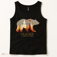 Glacier National Park Grizzly Bear Montana Tank Top thumb 2