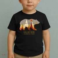 Glacier National Park Grizzly Bear Montana Toddler T-Shirt thumb 2