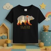 Glacier National Park Grizzly Bear Montana Toddler T-Shirt thumb 3