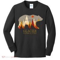 Glacier National Park Grizzly Bear Montana Kids Long Sleeve Shirt thumb 0