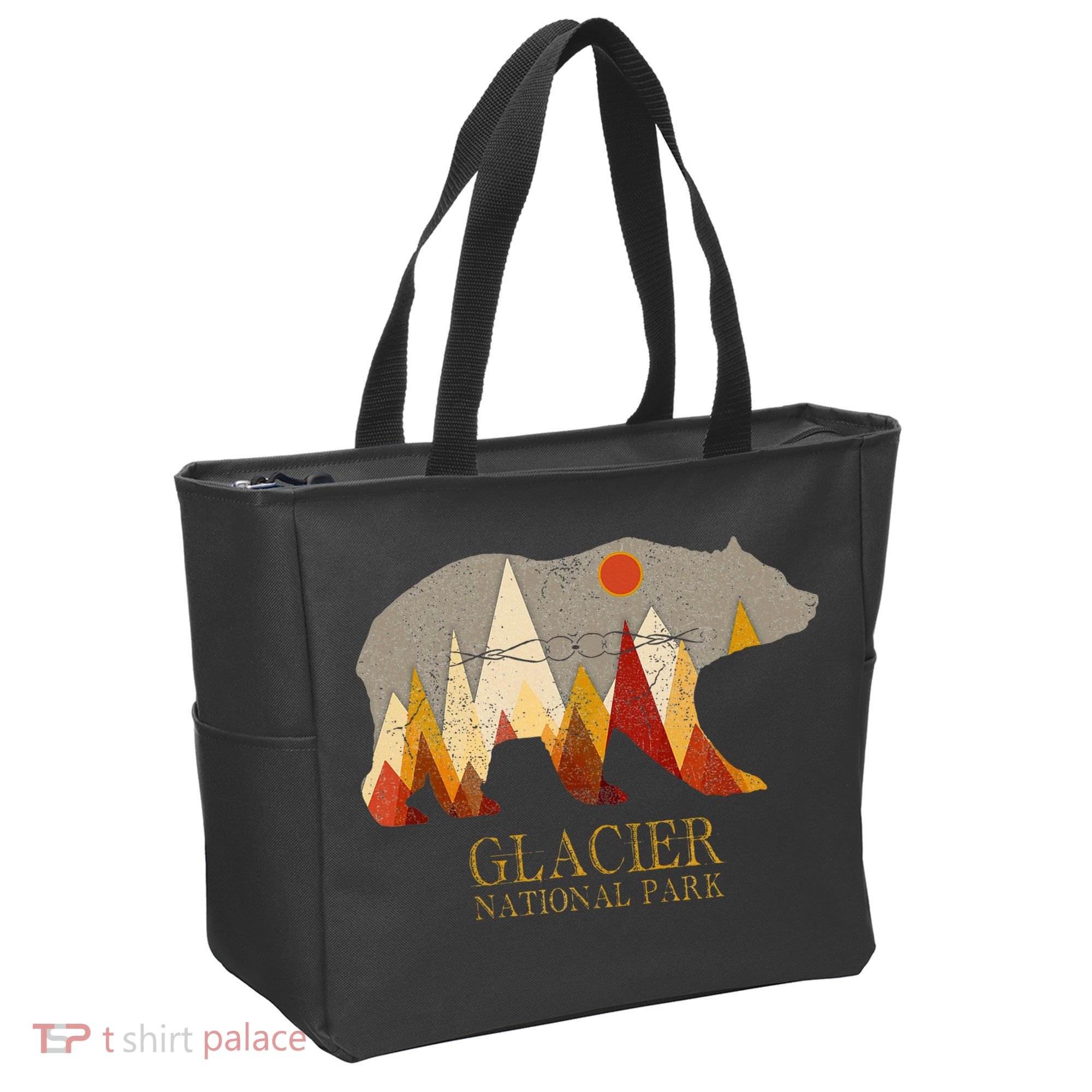 Glacier National Park Grizzly Bear Montana Tote Bag
