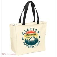 Glacier National Park Montana Hiking Nature Outdoors Tote Bag thumb 2