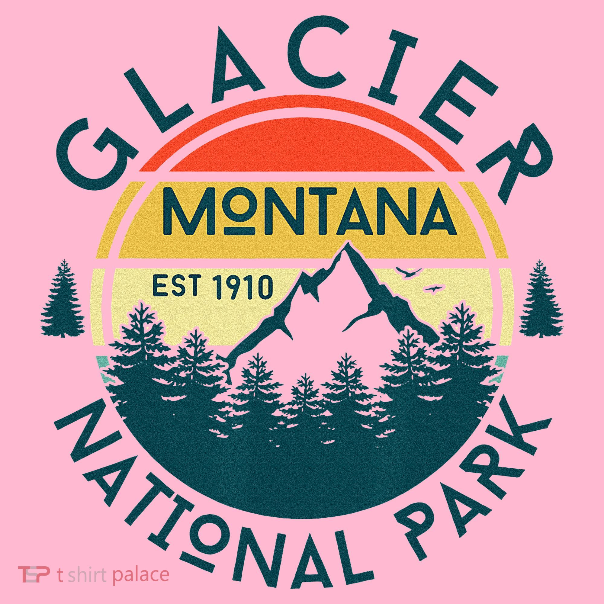 Glacier National Park Montana Hiking Nature Outdoors Coaster