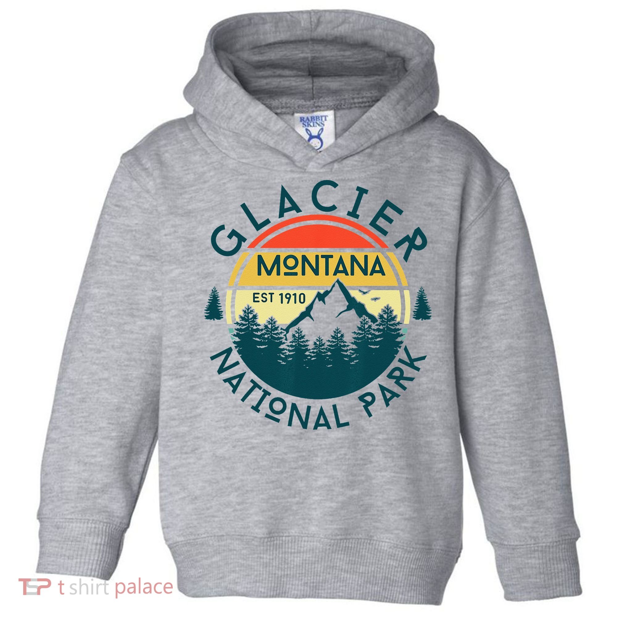 Glacier National Park Montana Hiking Nature Outdoors Toddler Hoodie
