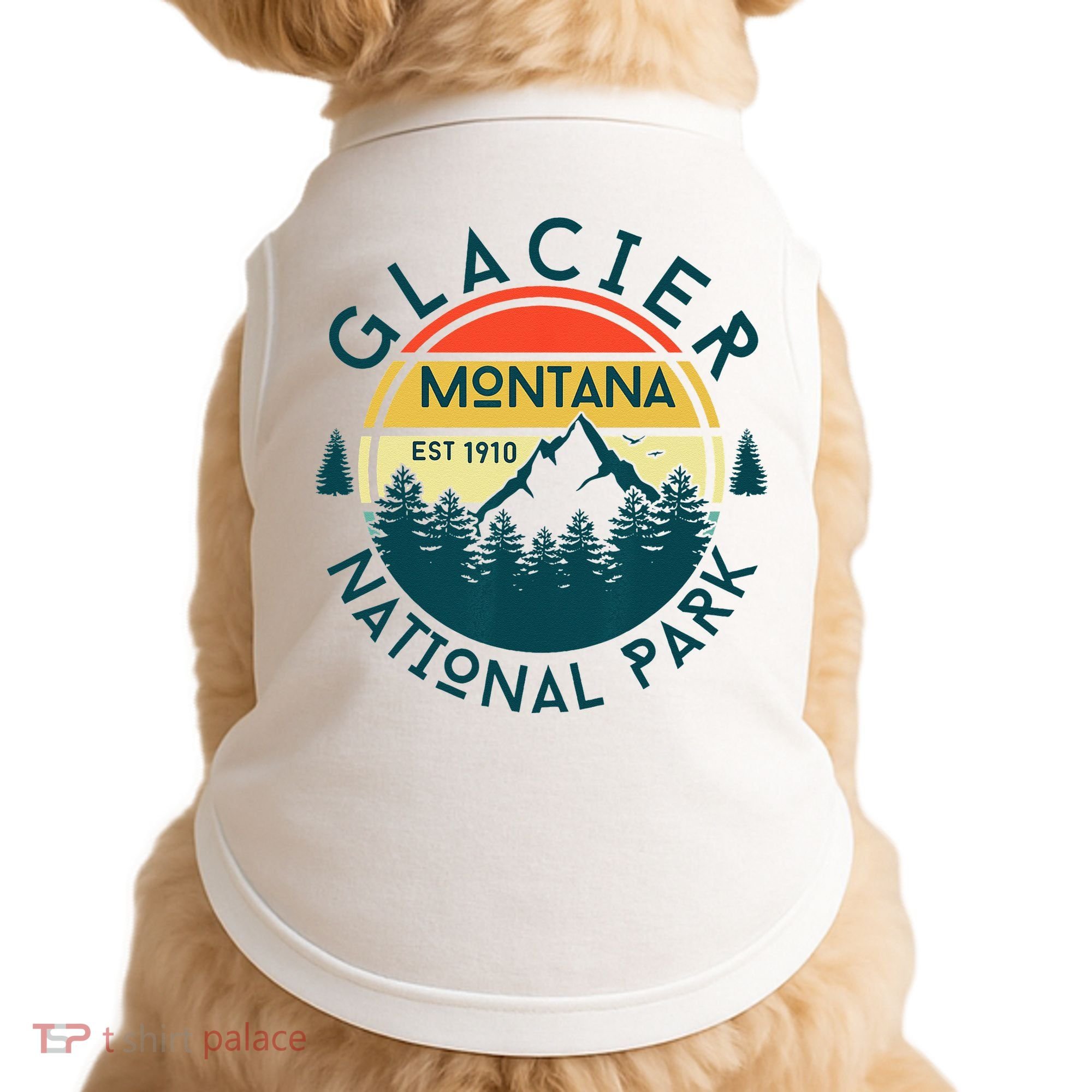 Glacier National Park Montana Hiking Nature Outdoors Doggie Tank