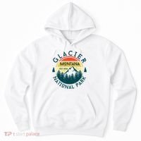 Glacier National Park Montana Hiking Nature Outdoors Hoodie thumb 0