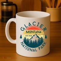 Glacier National Park Montana Hiking Nature Outdoors Coffee Mug thumb 4