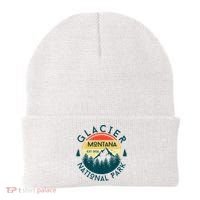 Glacier National Park Montana Hiking Nature Outdoors Beanie thumb 0