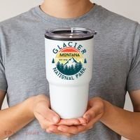 Glacier National Park Montana Hiking Nature Outdoors Tumbler thumb 2