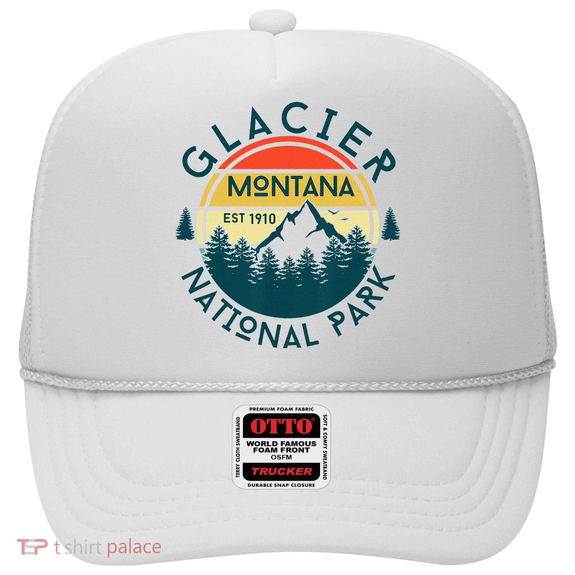 Glacier National Park Montana Hiking Nature Outdoors Hat