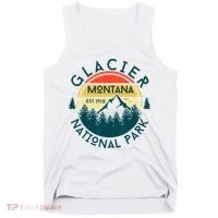 Glacier National Park Montana Hiking Nature Outdoors Tank Top thumb 0