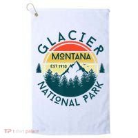 Glacier National Park Montana Hiking Nature Outdoors Golf Towel thumb 0