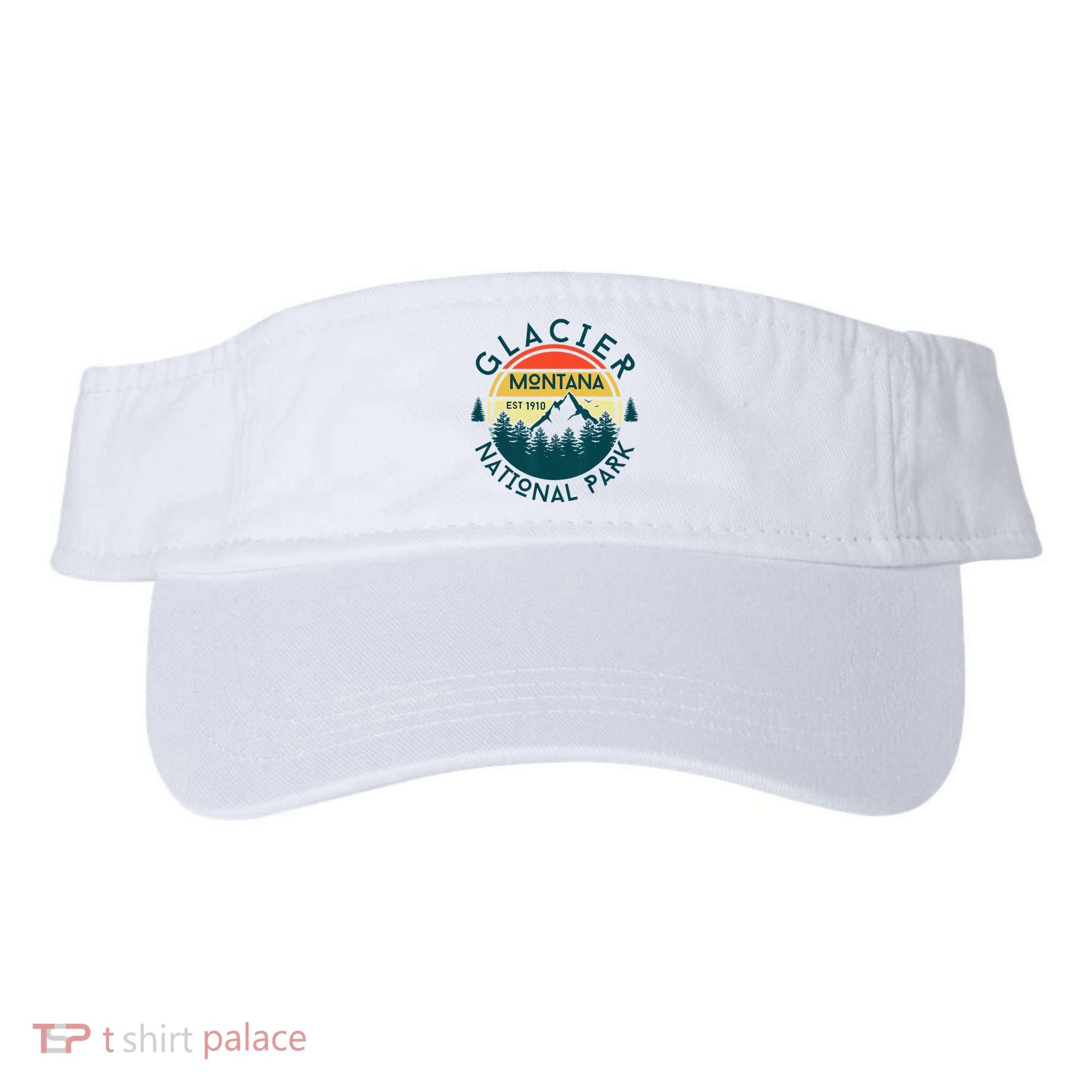 Glacier National Park Montana Hiking Nature Outdoors Visor