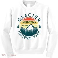 Glacier National Park Montana Hiking Nature Outdoors Kids Sweatshirt thumb 0