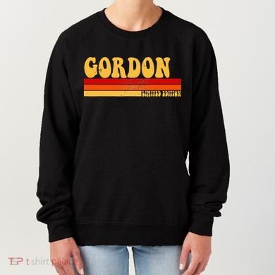 Gordon Name Personalized Idea Retro Vintage Gordon Women's Sweatshirt