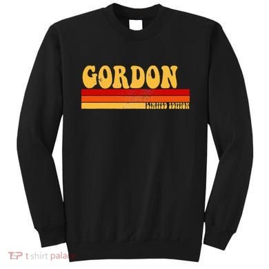 Gordon Name Personalized Idea Retro Vintage Gordon Sweatshirt