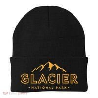 Glacier National Park Montana Hiking Souvenir Beanie thumb 0