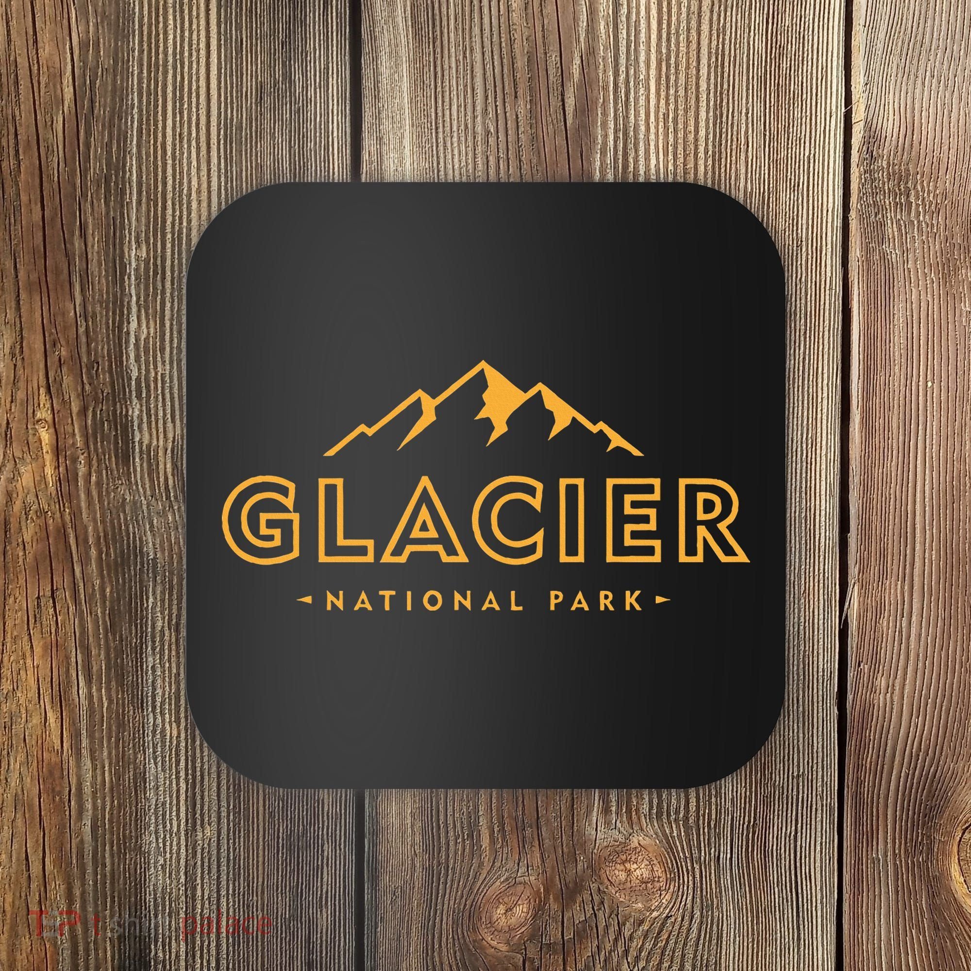 Glacier National Park Montana Hiking Souvenir Coaster