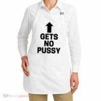 Gets No Pussy Funny Gift Adult Humor Apron thumb 2
