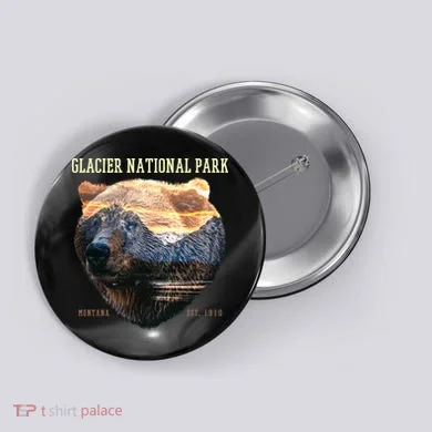 Glacier National Park Button
