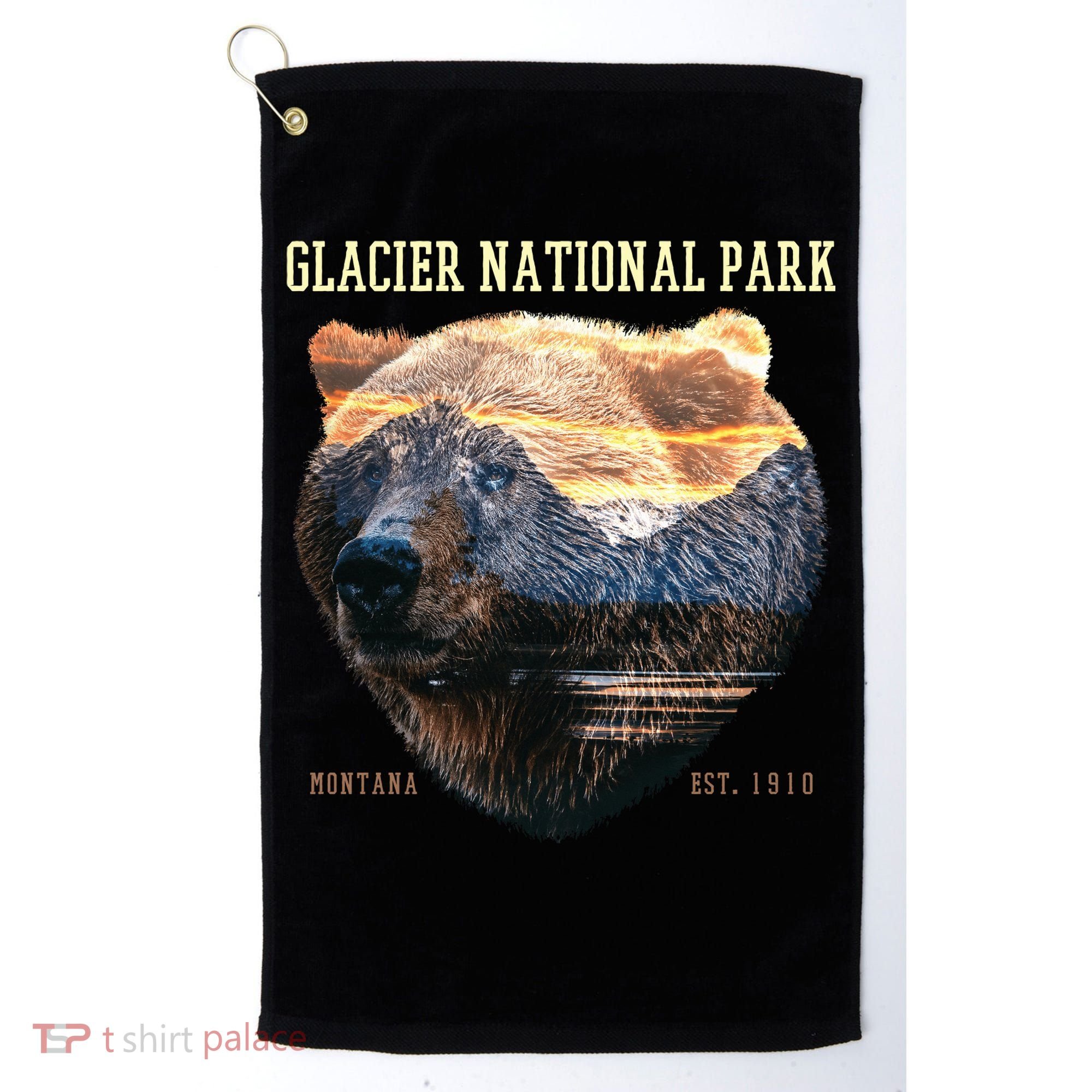 Glacier National Park Golf Towel