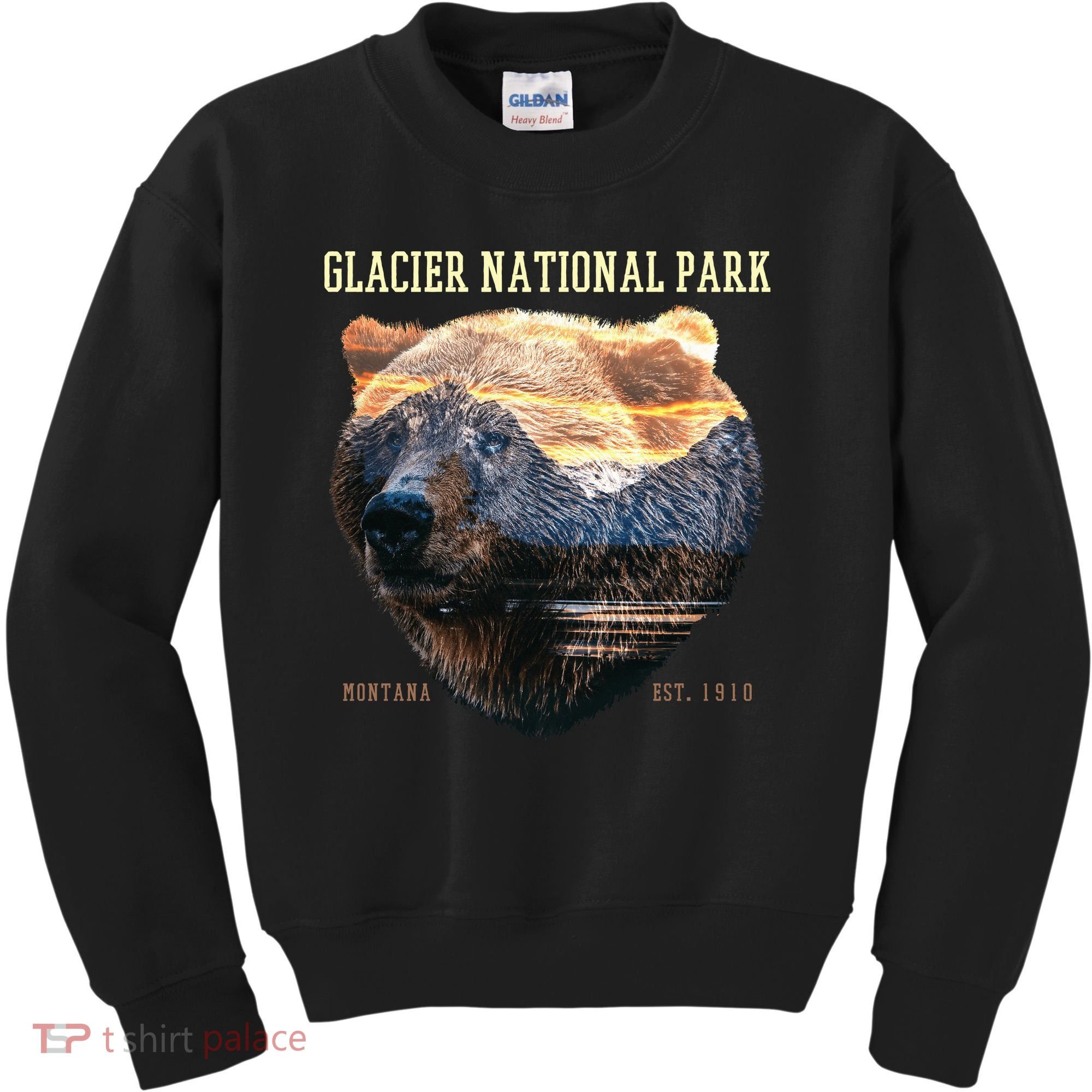 Glacier National Park Kids Sweatshirt