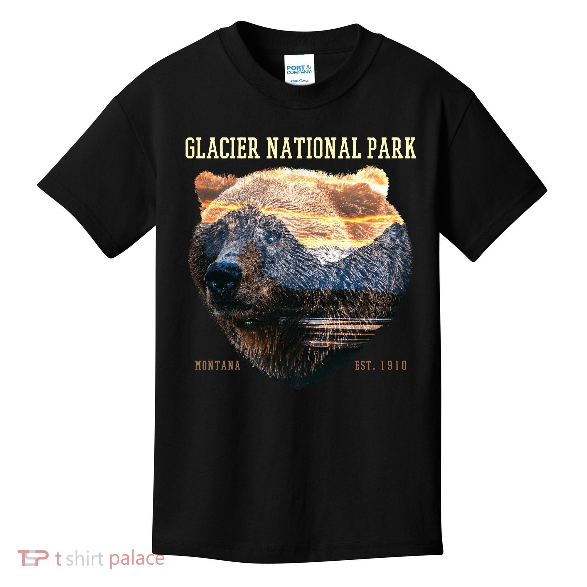 Glacier National Park Kids T-Shirt
