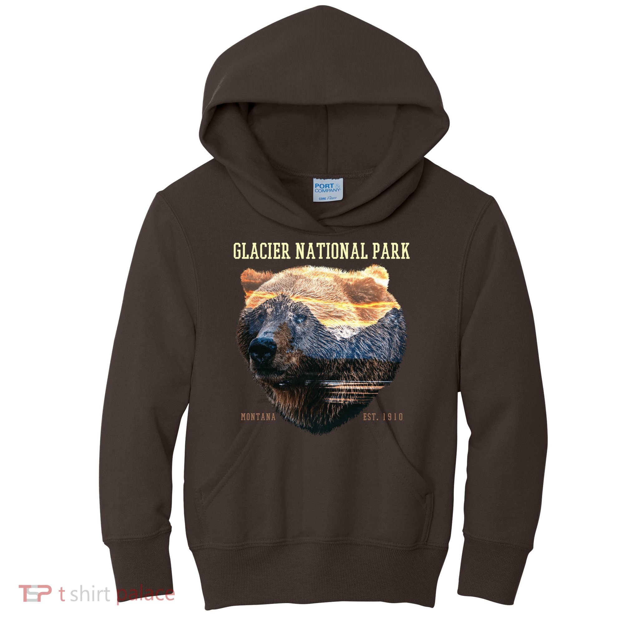 Glacier National Park Kids Hoodie