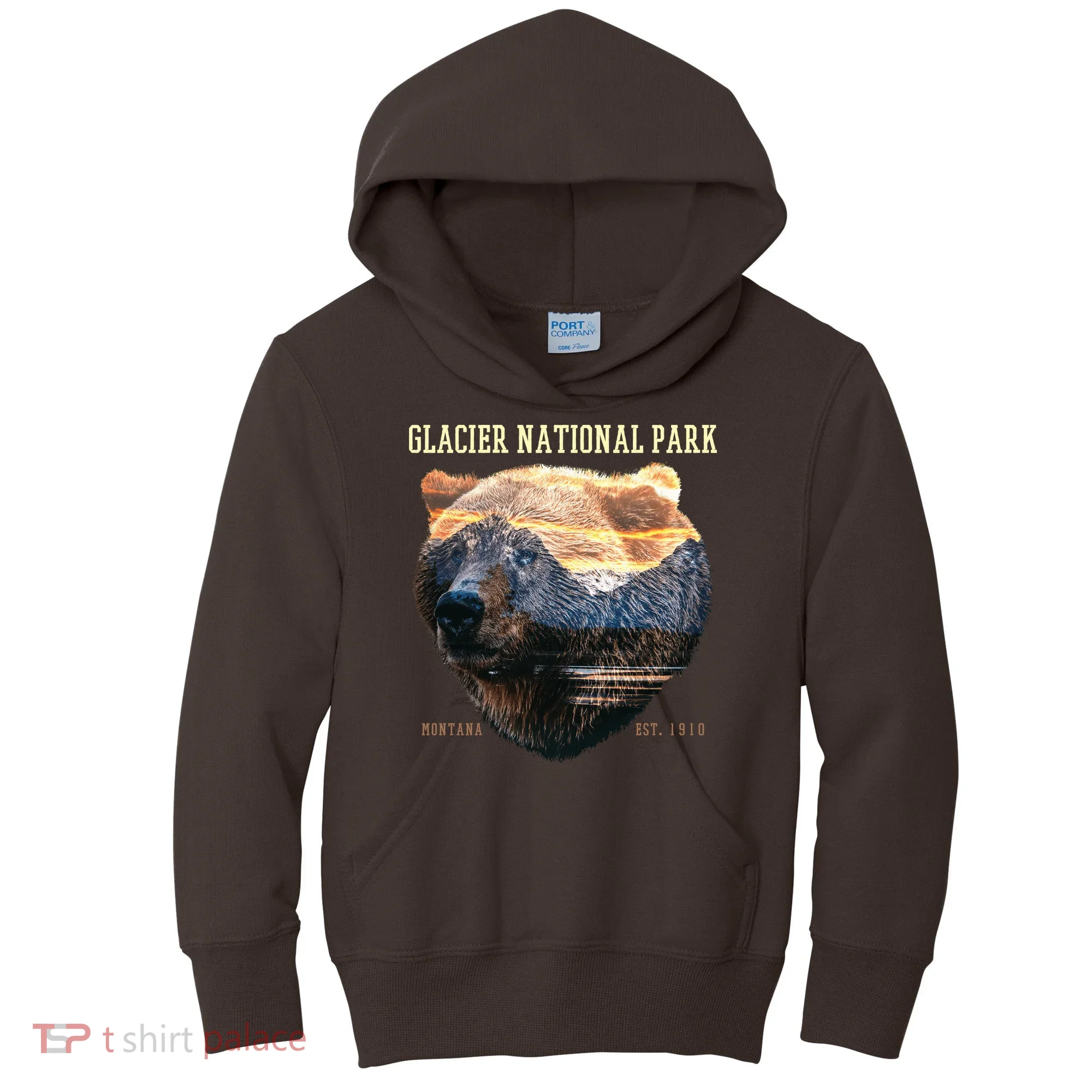 Glacier National Park Kids Hoodie