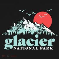 Glacier National Park Vintage 80s Mountains Cute Gift T-Shirt thumb 7