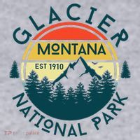 Glacier National Park Montana Hiking Nature Outdoors Women's Sweatshirt thumb 2