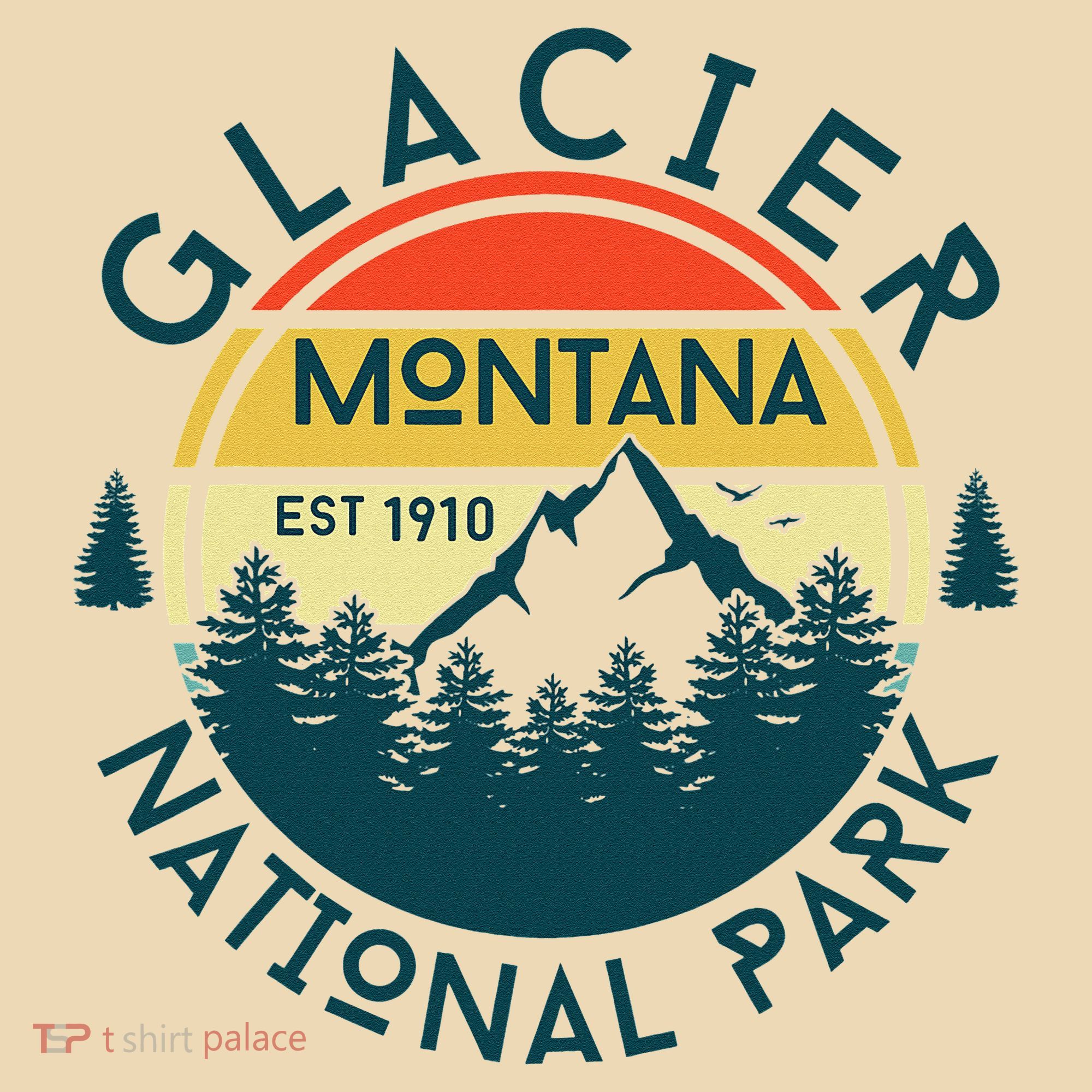 Glacier National Park Montana Hiking Nature Outdoors Tote Bag