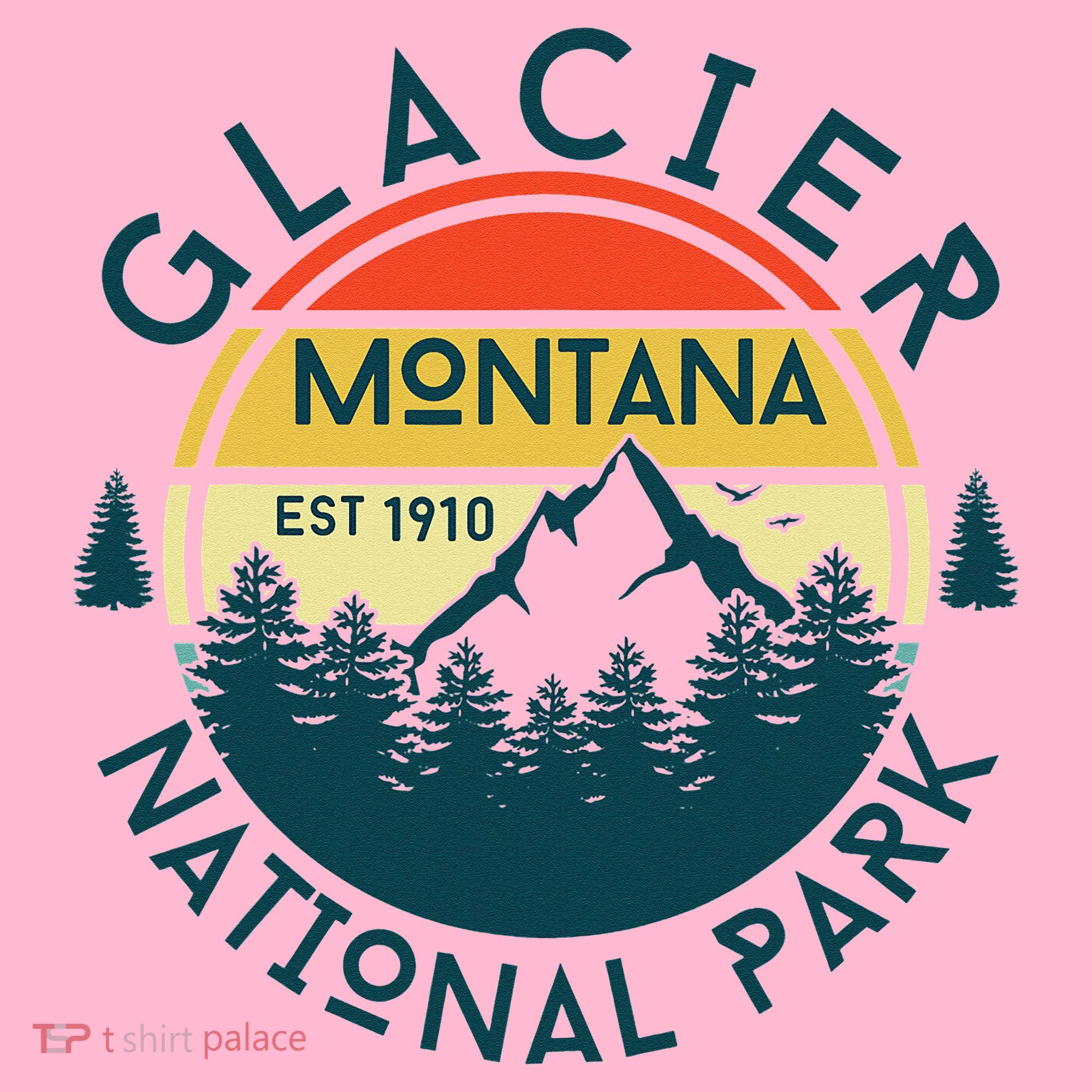 Glacier National Park Montana Hiking Nature Outdoors Coaster