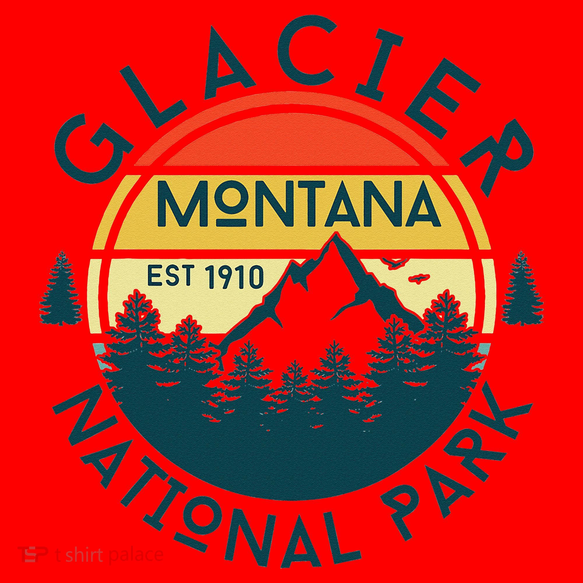Glacier National Park Montana Hiking Nature Outdoors Santa Hat