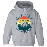 Glacier National Park Montana Hiking Nature Outdoors Toddler Hoodie thumb 0