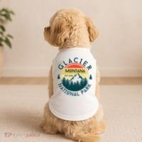 Glacier National Park Montana Hiking Nature Outdoors Doggie Tank thumb 2