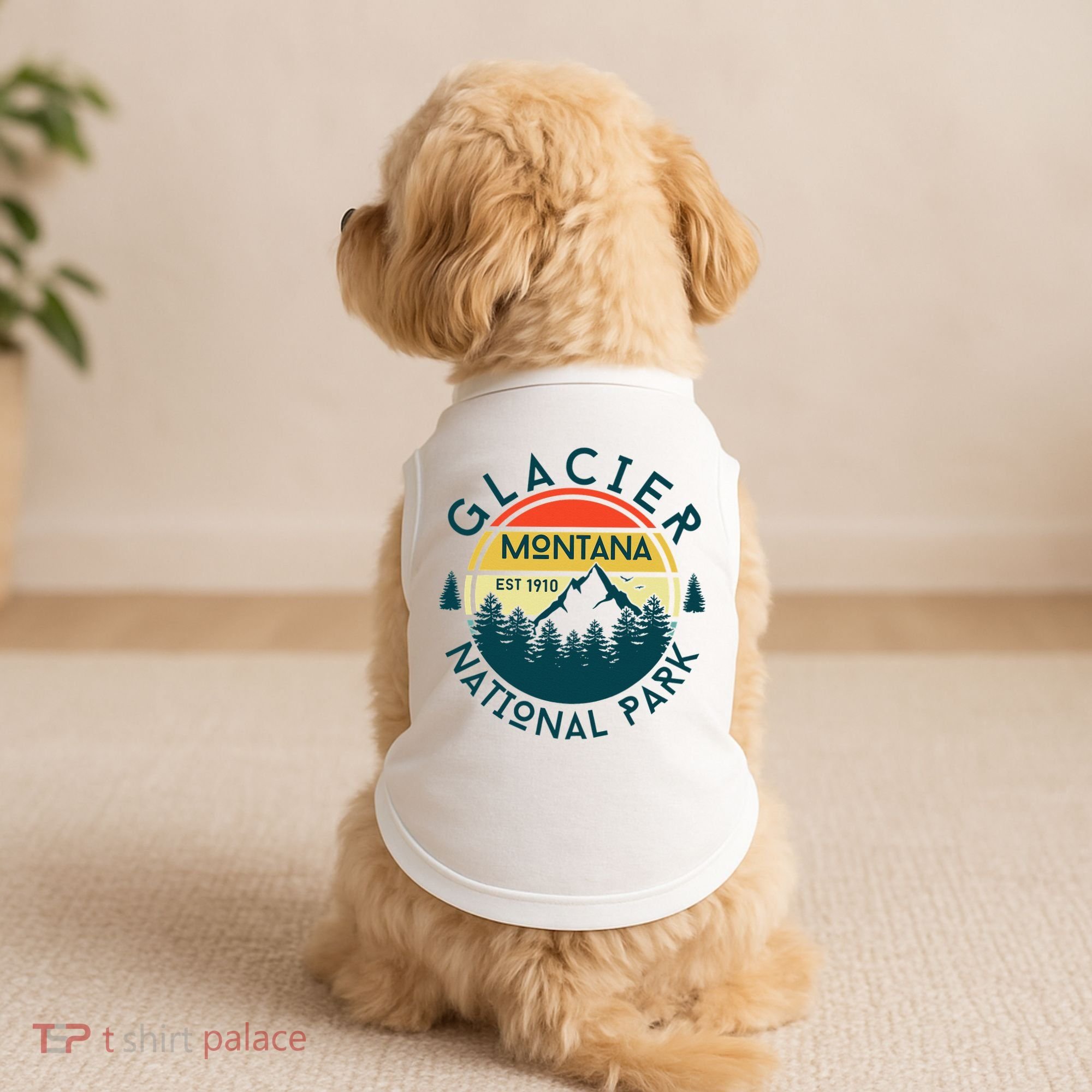 Glacier National Park Montana Hiking Nature Outdoors Doggie Tank