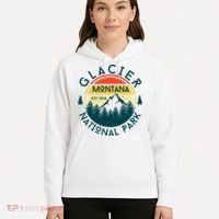 Glacier National Park Montana Hiking Nature Outdoors Hoodie thumb 5