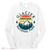 Glacier National Park Montana Hiking Nature Outdoors Long Sleeve Shirt thumb 0
