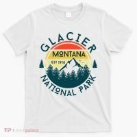 Glacier National Park Montana Hiking Nature Outdoors T-Shirt thumb 0