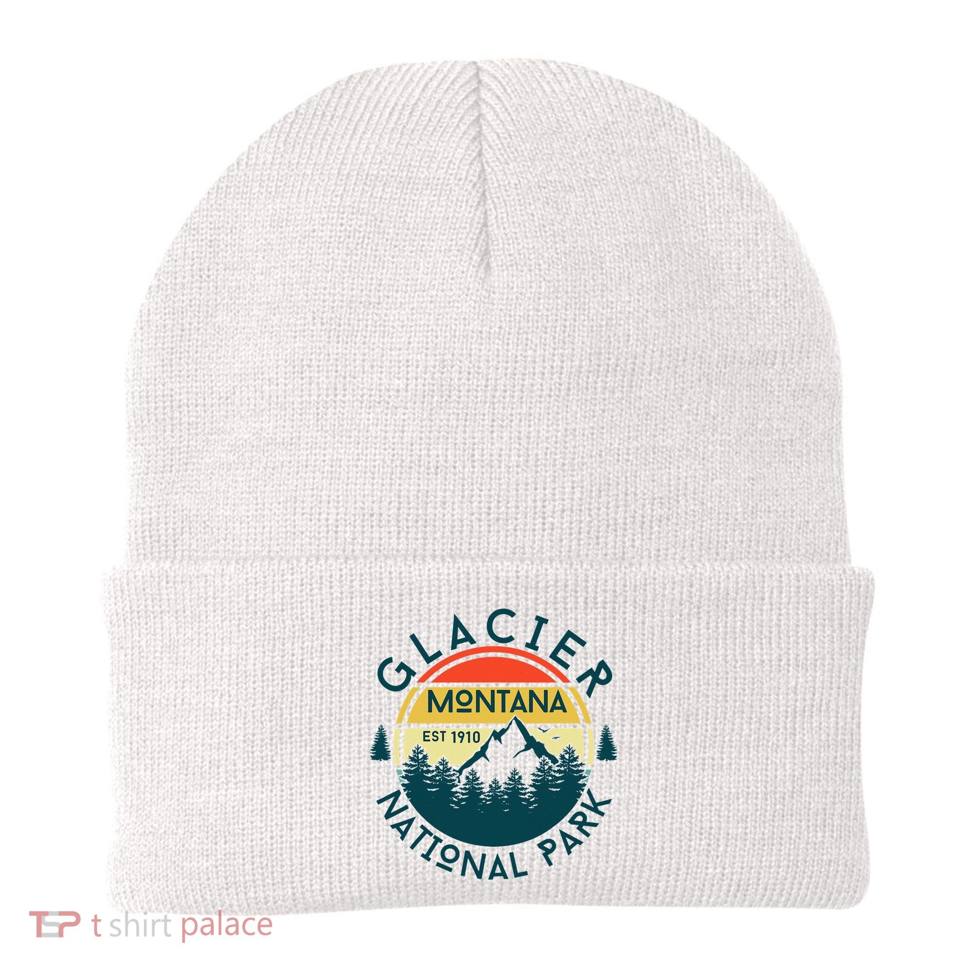 Glacier National Park Montana Hiking Nature Outdoors Beanie