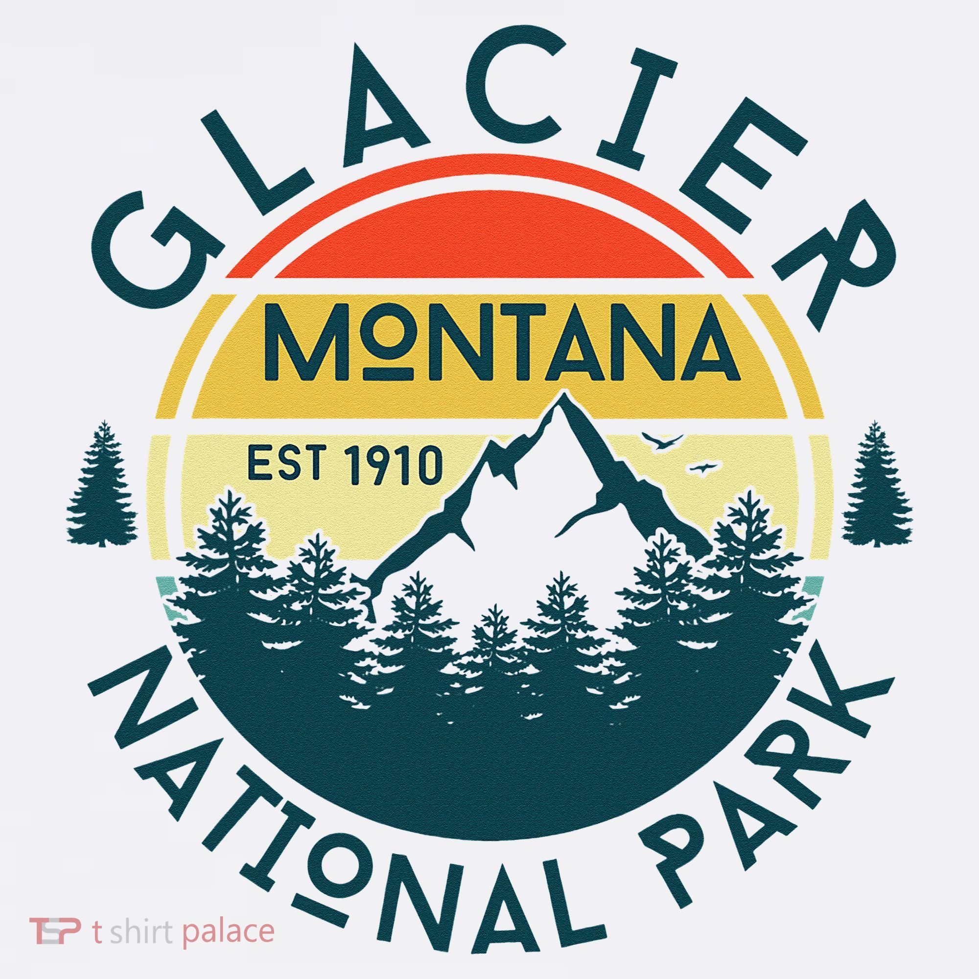 Glacier National Park Montana Hiking Nature Outdoors Women's Hoodie