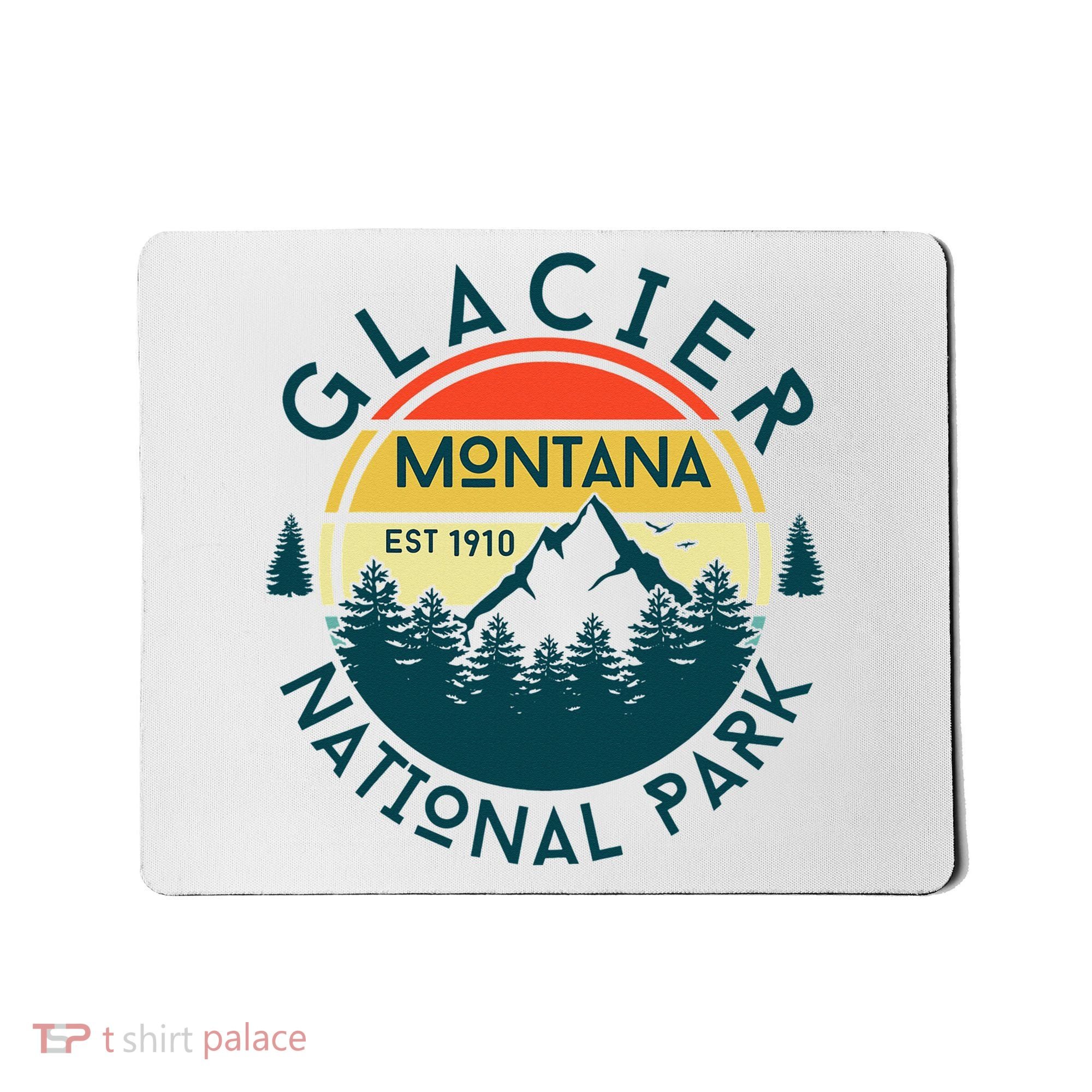 Glacier National Park Montana Hiking Nature Outdoors Mousepad