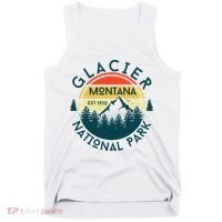 Glacier National Park Montana Hiking Nature Outdoors Tank Top thumb 0