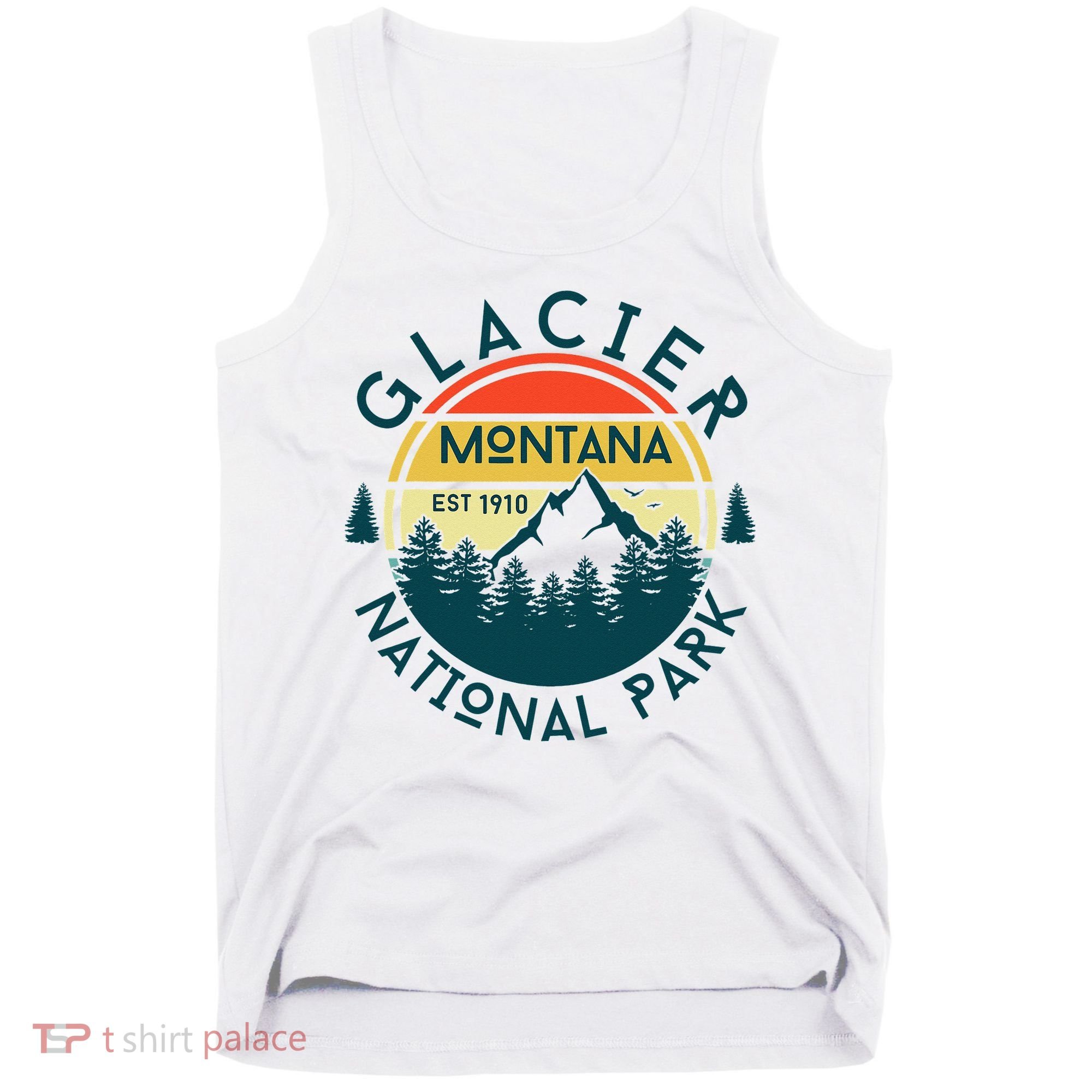 Glacier National Park Montana Hiking Nature Outdoors Tank Top