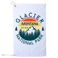 Glacier National Park Montana Hiking Nature Outdoors Golf Towel thumb 0