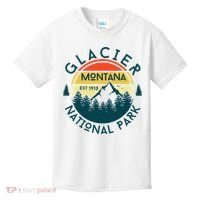 Glacier National Park Montana Hiking Nature Outdoors Kids T-Shirt thumb 0