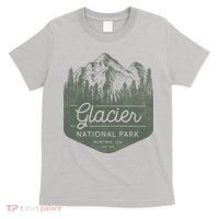 Glacier National Park Hoodie - Montana Vacation T-Shirt thumb 0